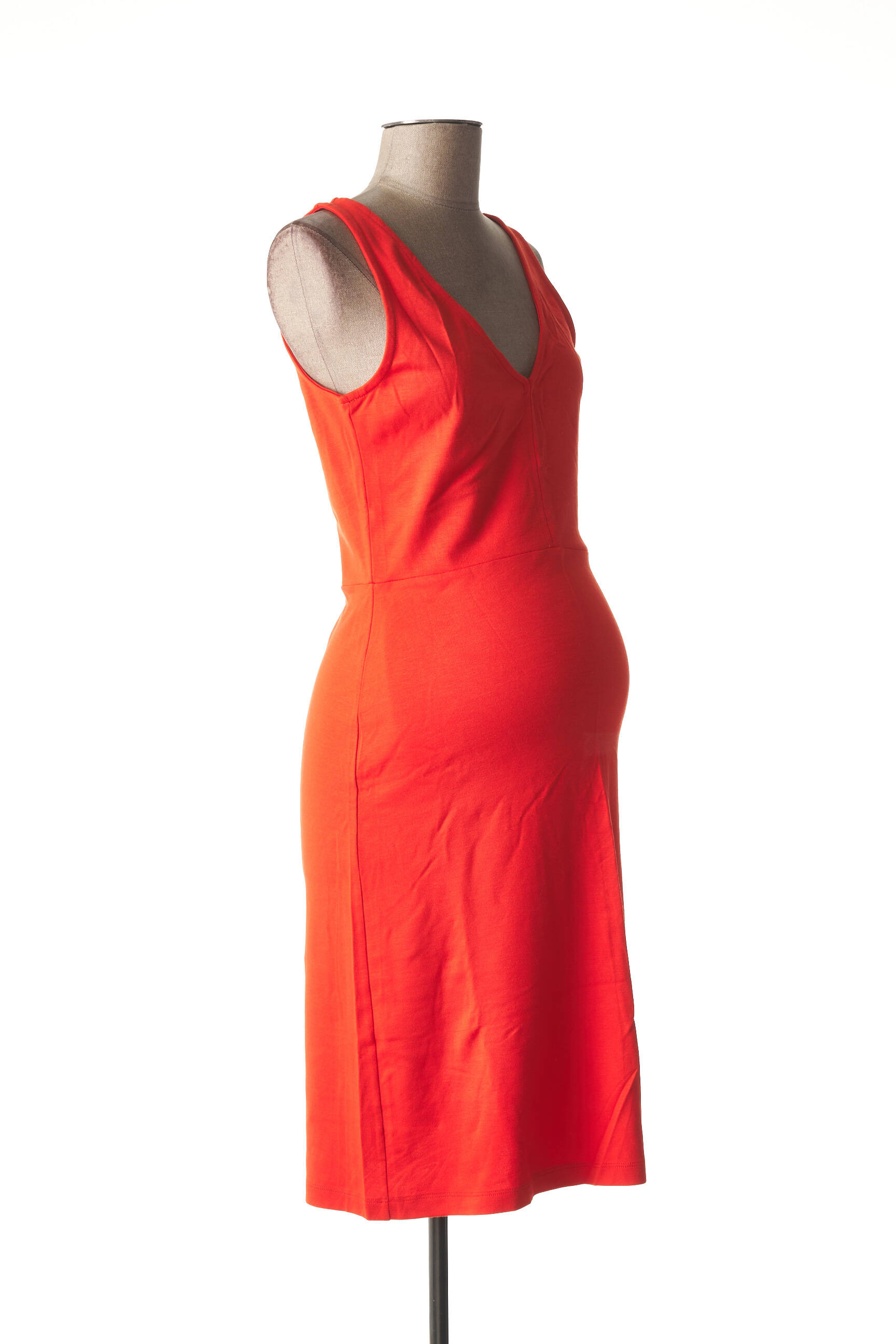 Fragile Robes Maternite Femme couleur orange