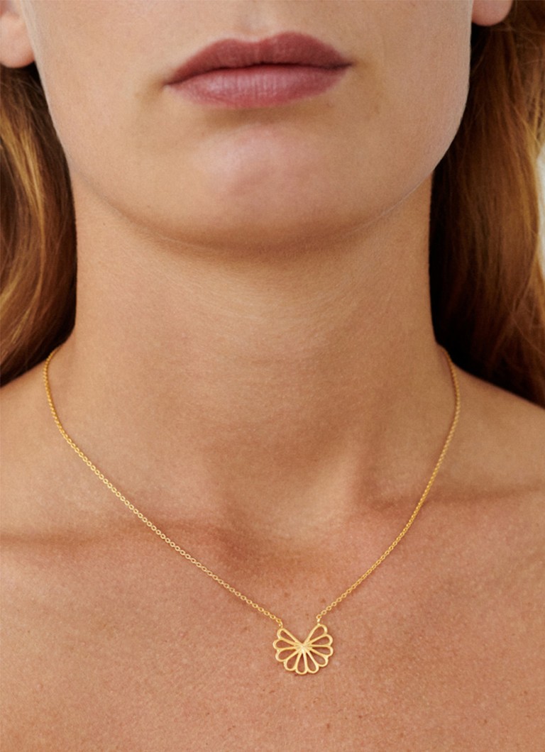 Pernille Corydon Small Bellis necklace gold plated