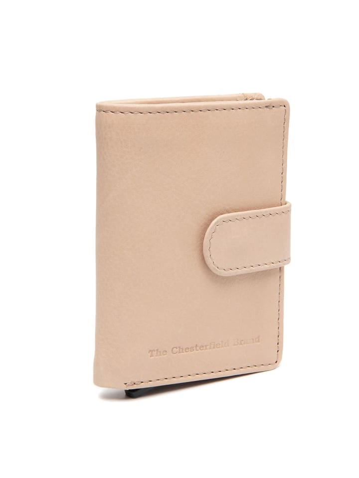 The Chesterfield Brand Kaunas Geldbörse RFID Schutz Leder 7.5 cm in beige günstig kaufen onesize
