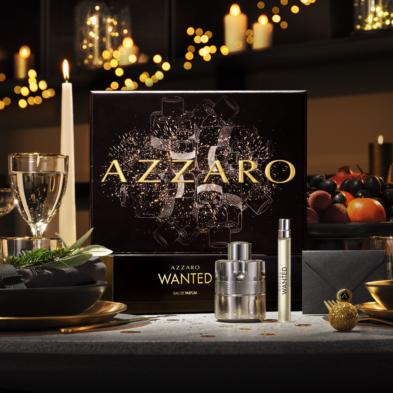 Azzaro Wanted Coffret Eau de Parfum 50ml et 10ml Format Voyage