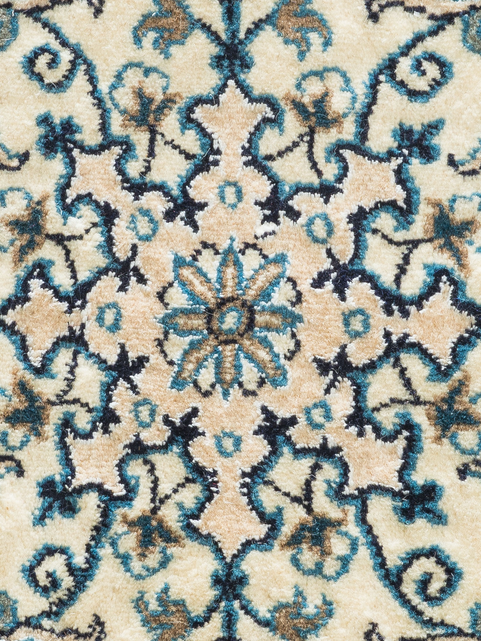 Kaschmar Nain 12 Lah ca. 60 x 90 cm, Unikat / Einzelstück