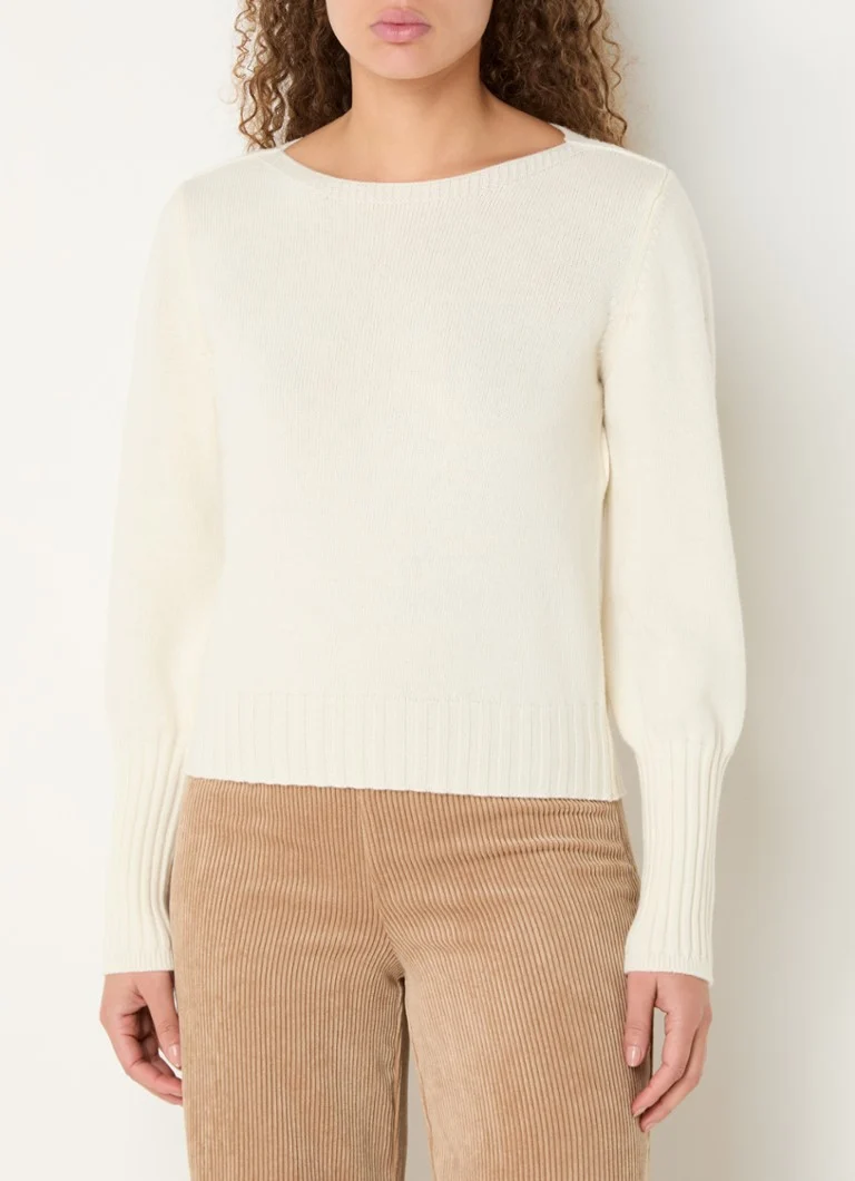 Pulover Benetton din tricot mixt fin