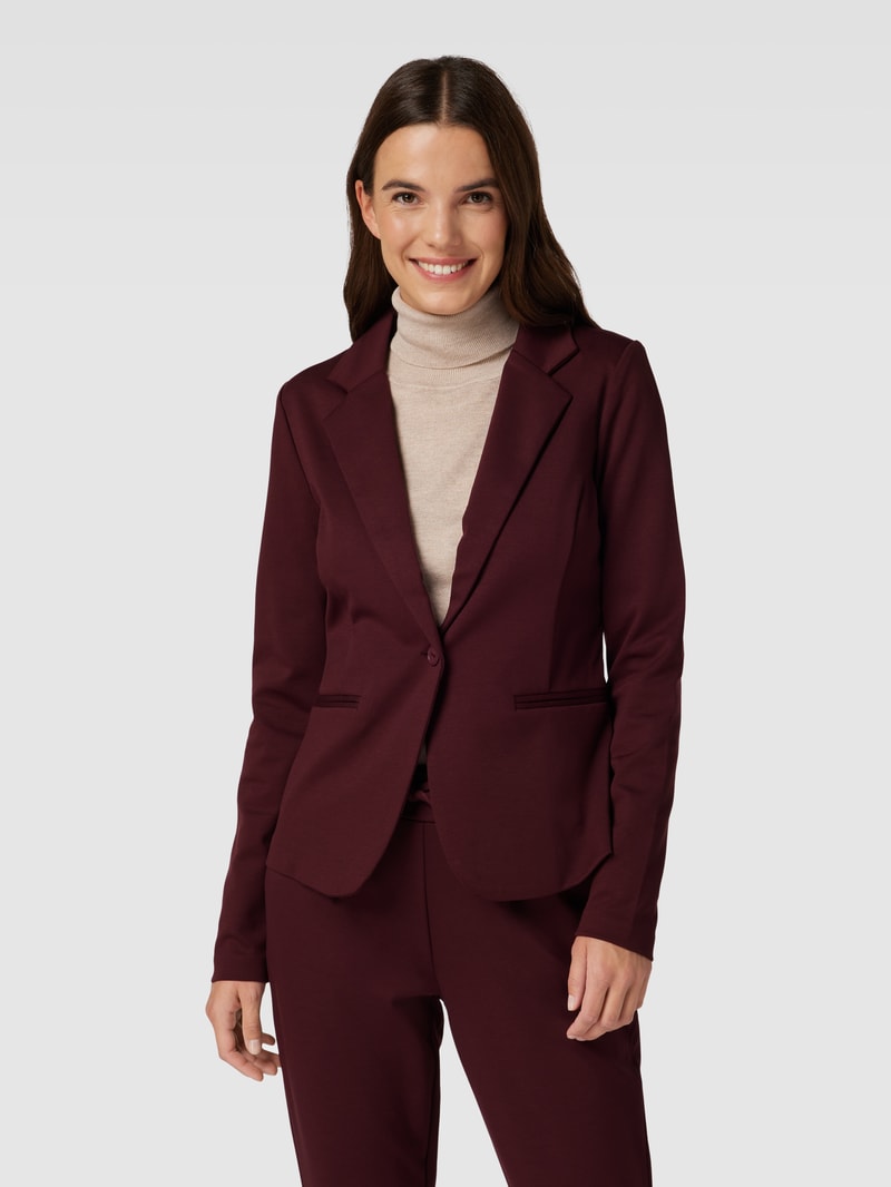 Blazer mit Reverskragen Modell 'KATE' in bordeaux rot