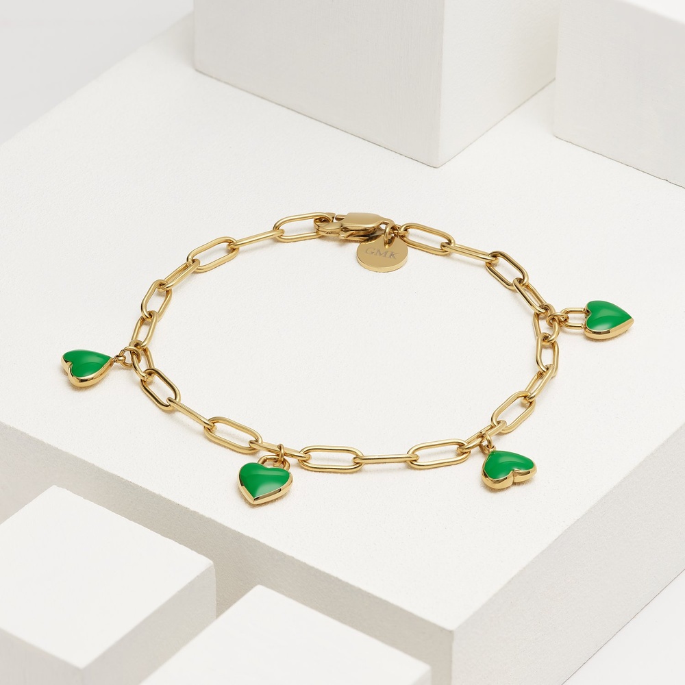GMK Collection Bracelet Acier inoxydable, Émail Bracelet