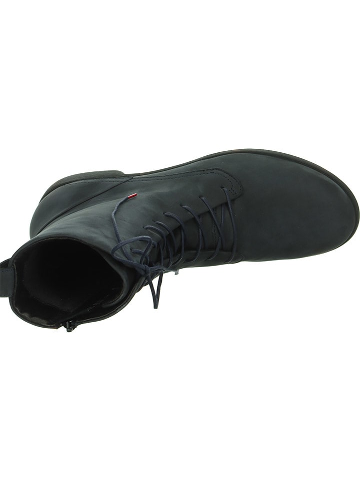 Think! Leder-Boots in Dunkelblau günstig kaufen