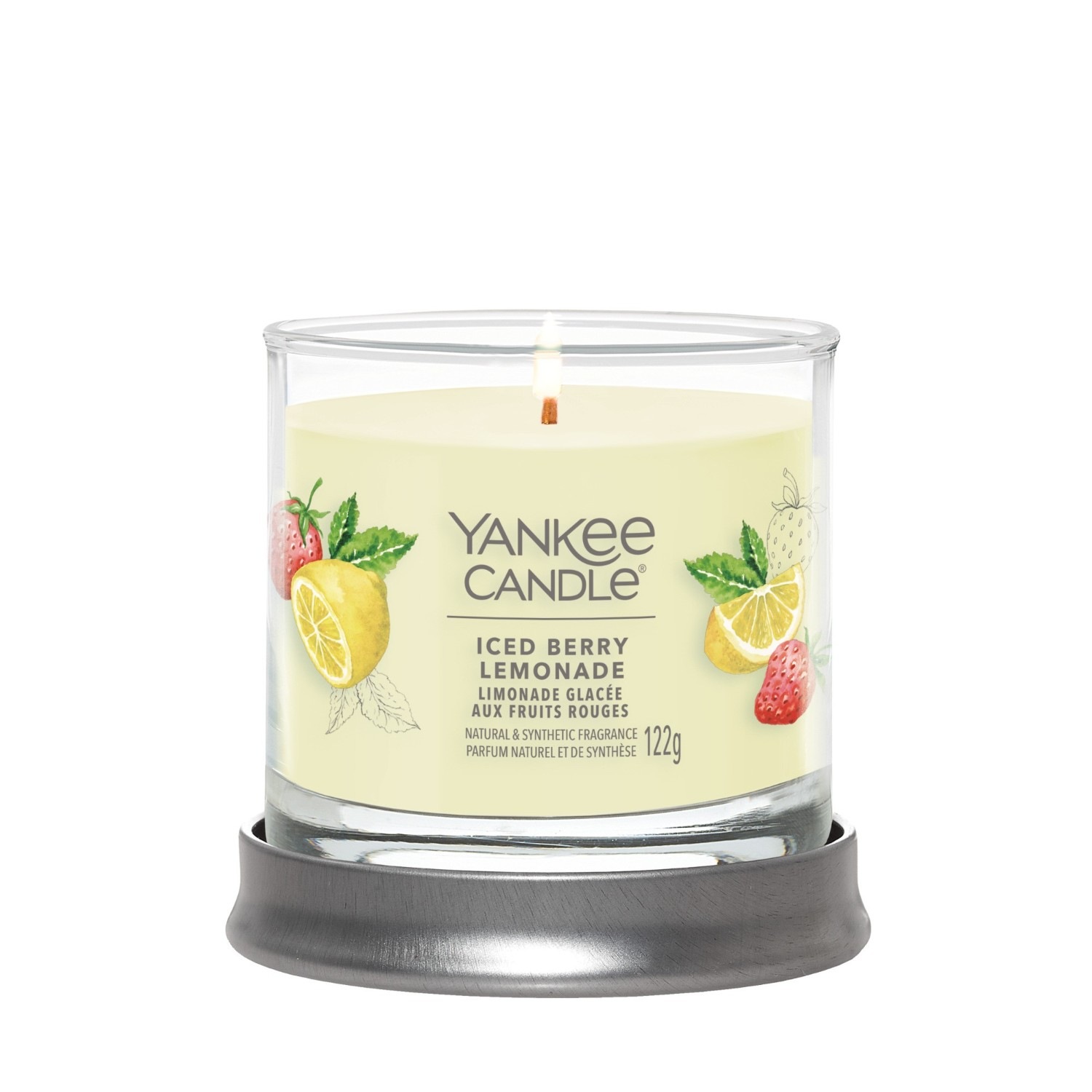 YANKEE CANDLE Kispohárban kapható jeges limonádé piros bogyós gyümölcsökkel
