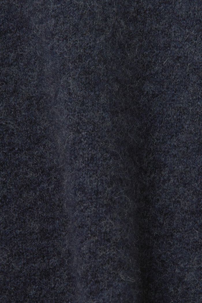 Wollmix-Pullover mit V-Ausschnitt