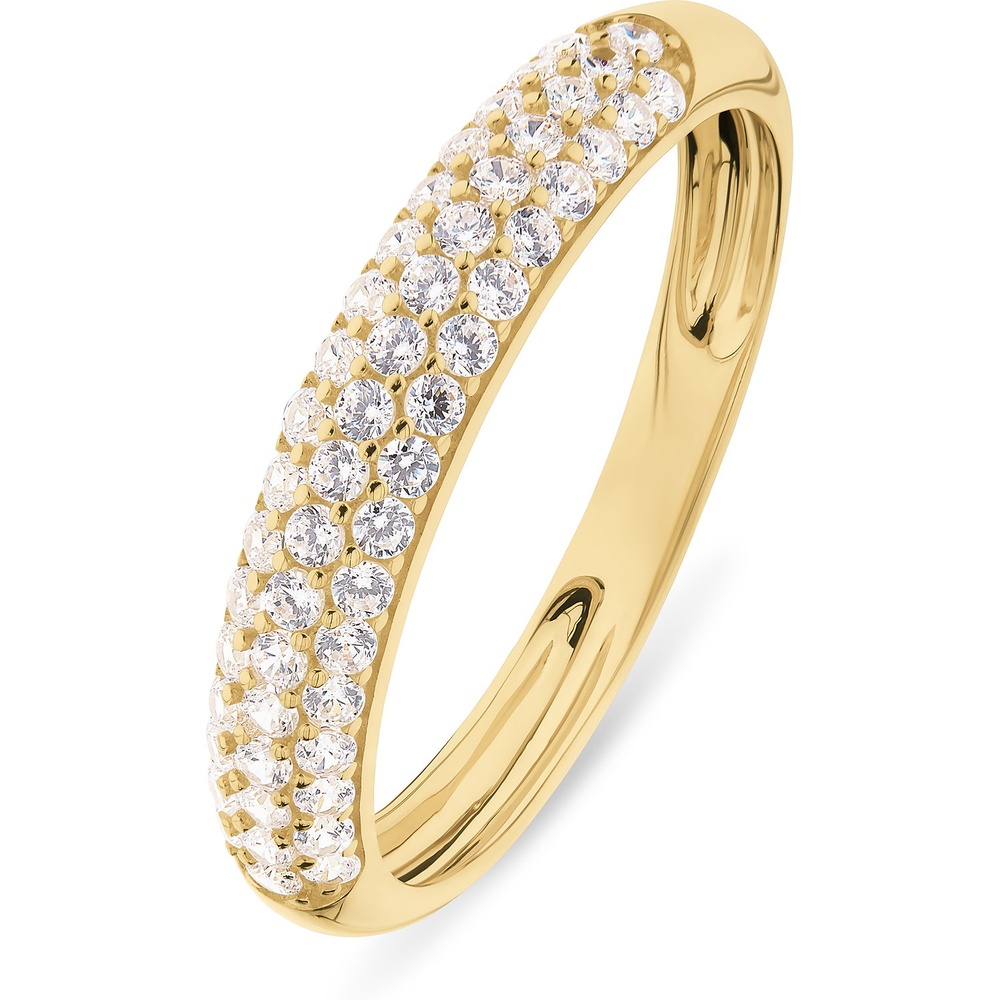 FAVS Bague pour femme 375 Or jaune or jaune Bague