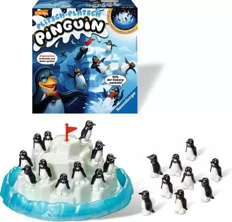 Plitsch - Platsch Pinguin - Kinderspiel ab 4 Jahren