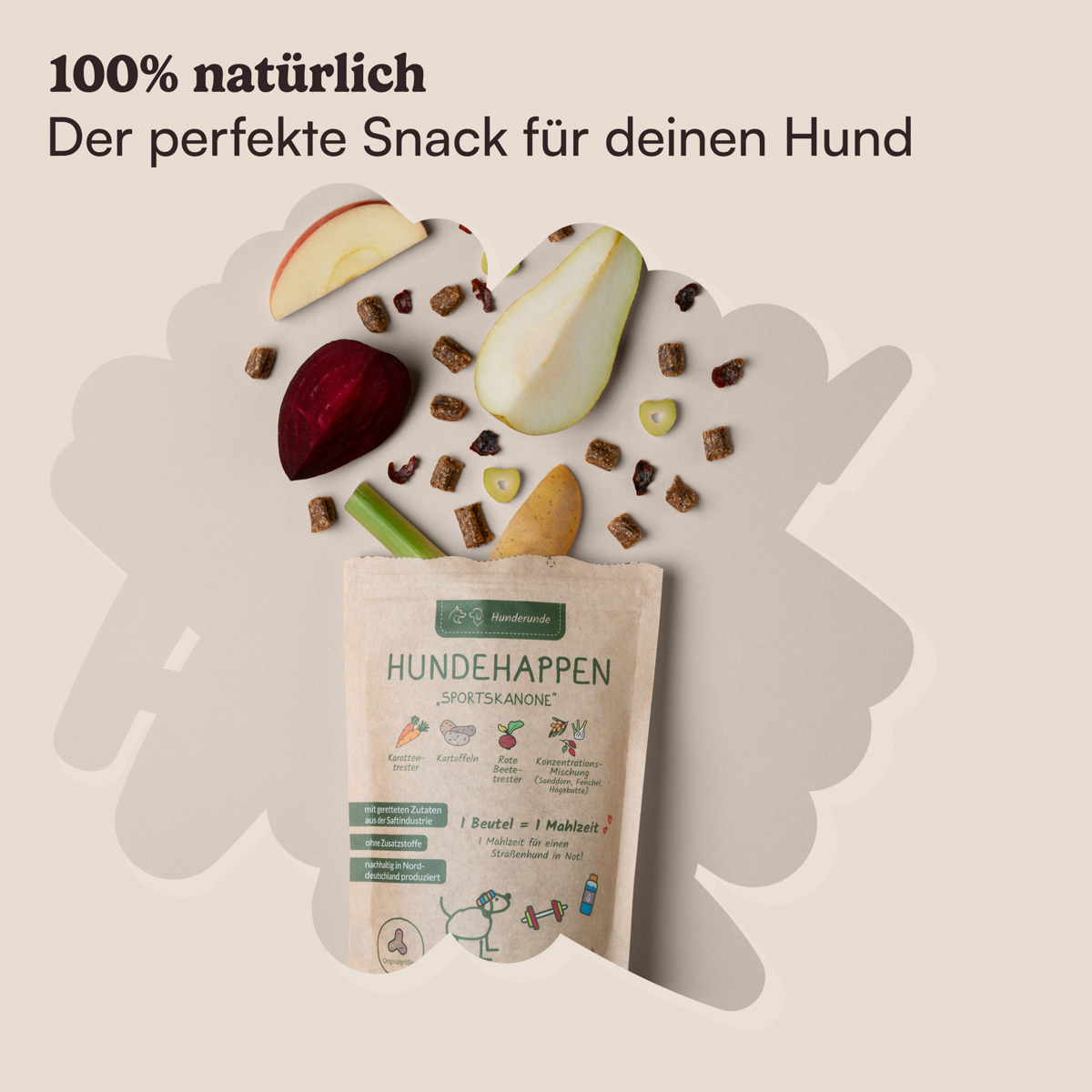 Hunderunde Snacks Hunderunde Probierpaket vegane Snacks