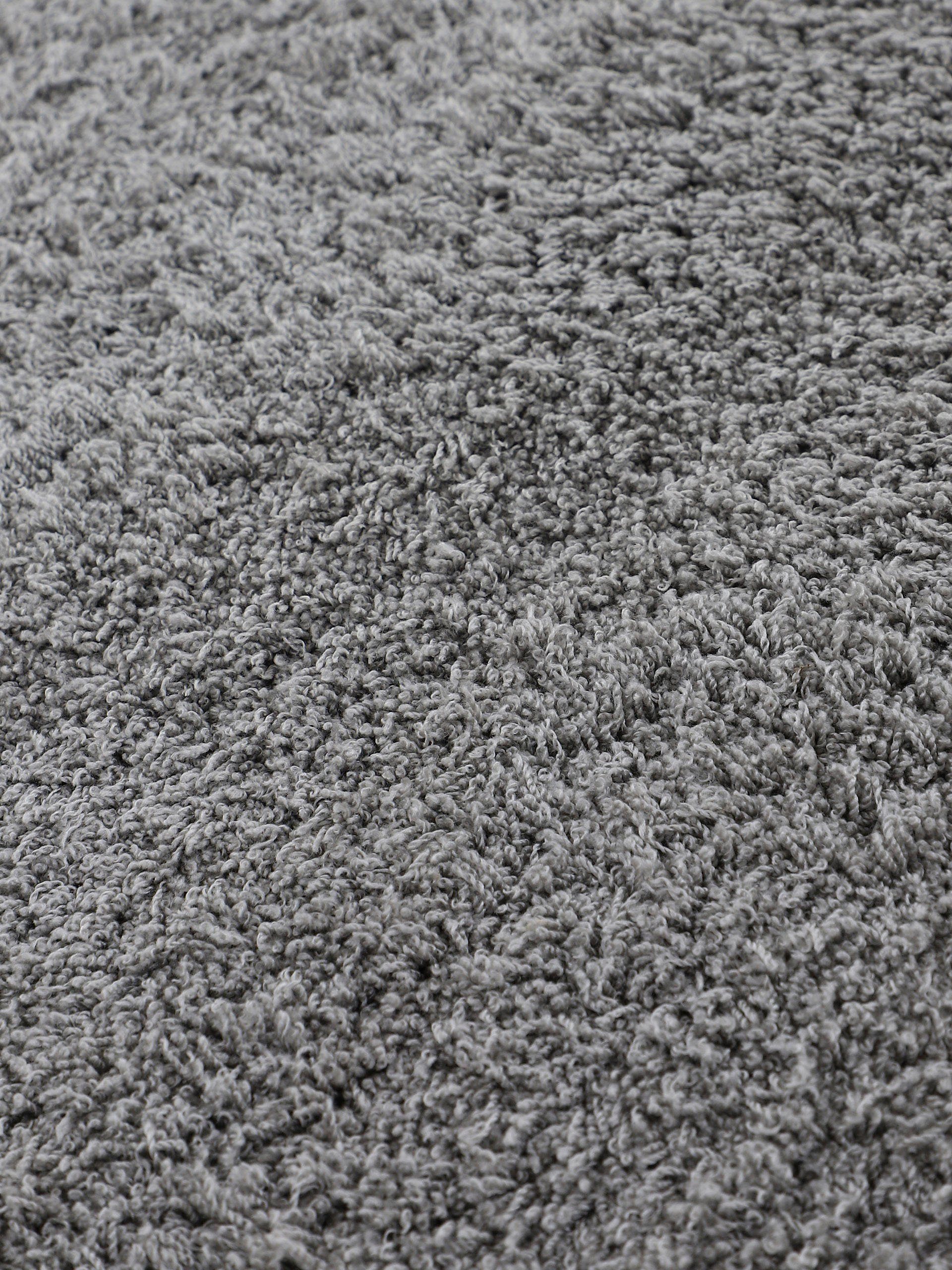 Teppich Silky, carpetfine, rund, Höhe: 20 mm, Shaggy, Langflor, uni, besonders weich, handarbeit