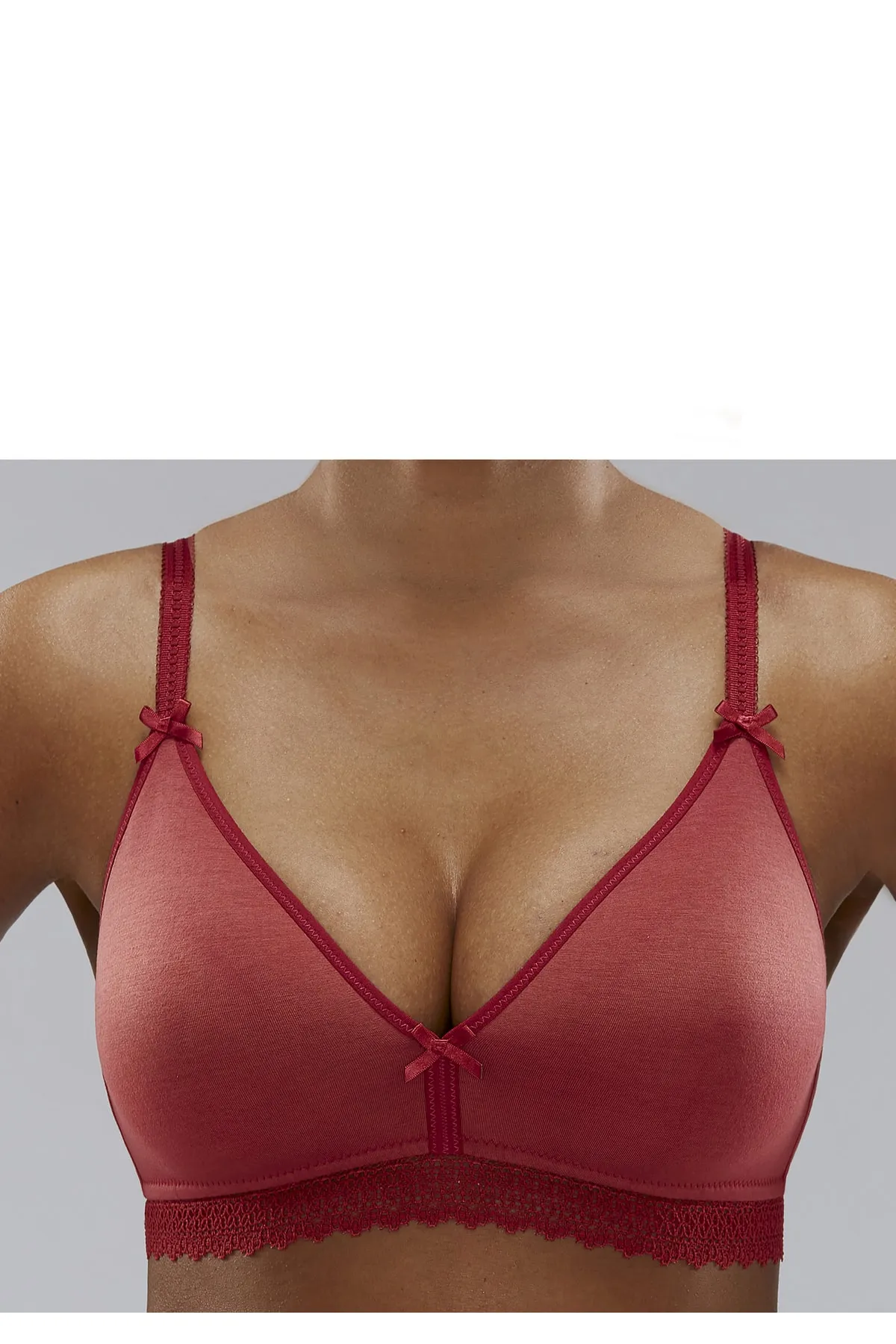 PETITE FLEUR  BH - Rot - Unifarben