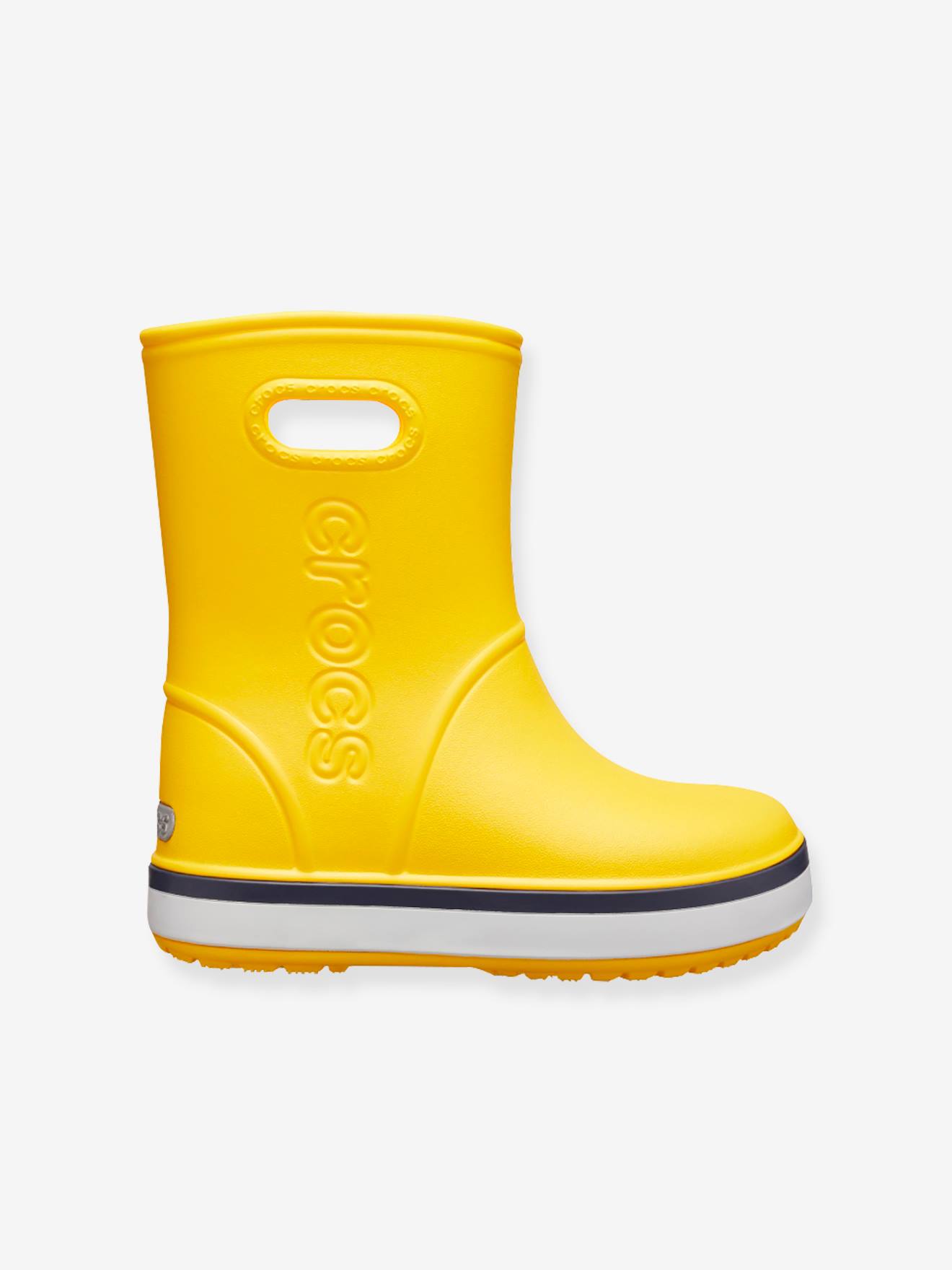 Bottes de pluie enfant Crocband Rain Boot K CROCS(TM) pink lemonade / lavender