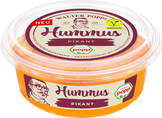 Popp Feinkost Hummus pikant