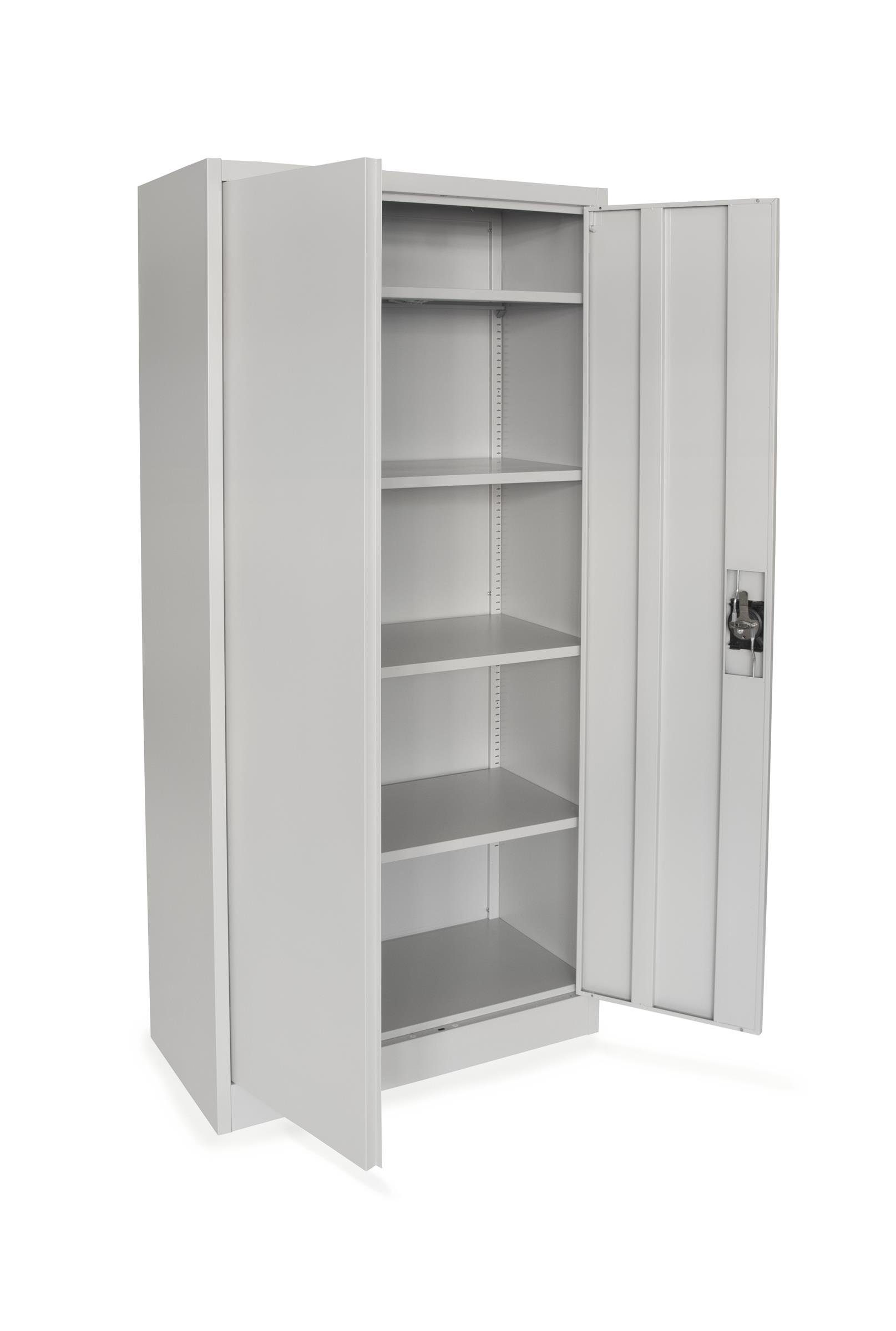 rikta Mehrzweckschrank Metallschrank, Mehrzweckschrank, Aktenschrank mit 5 Ebenen, Höhe 168cm