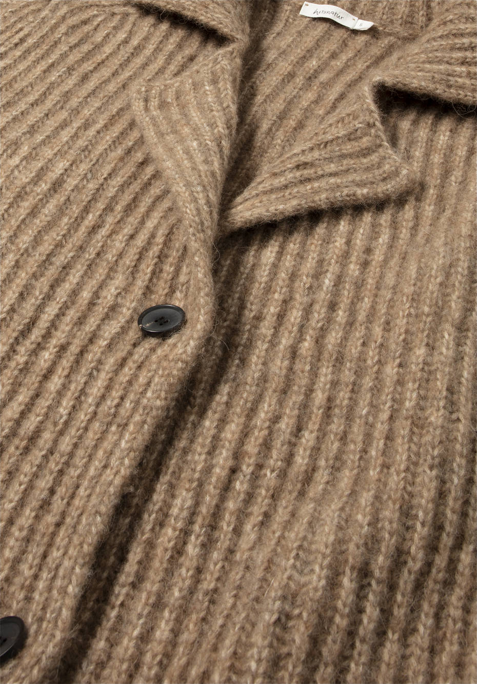 Strickjacke aus Alpaka mit Bio-Baumwolle