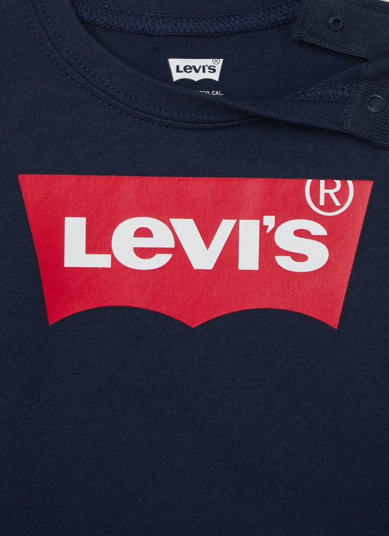 Tricou Levi's cu mânecă lungă și logo imprimat