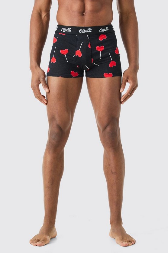 Boxershorts mit Herz Lollipop-Print