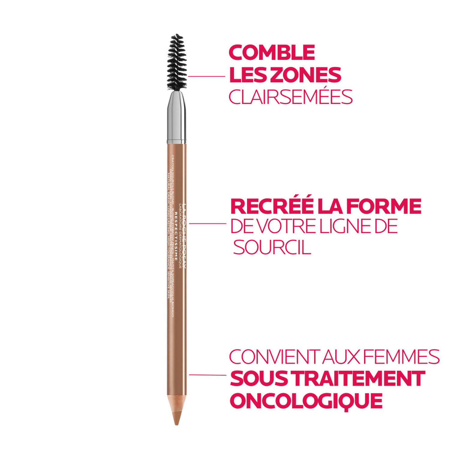 la roche-posay Toleriane Crayon Qui Redéfinit, Restructure Et Remodèle La Ligne De Sourcil 1.3 gr