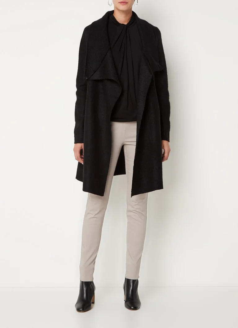 Phase Eight Bellona coat in wool blend with side pockets and stretch