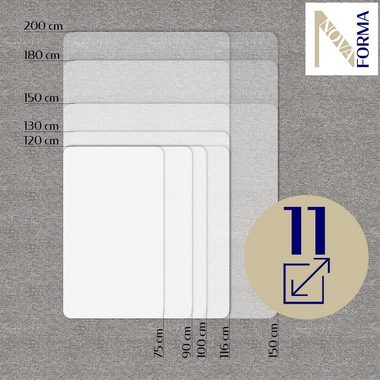 Nova Forma Bodenschutzmatte ECO-MAT, aus PET, transparente Stuhlmatte für Teppichböden, recyclebar