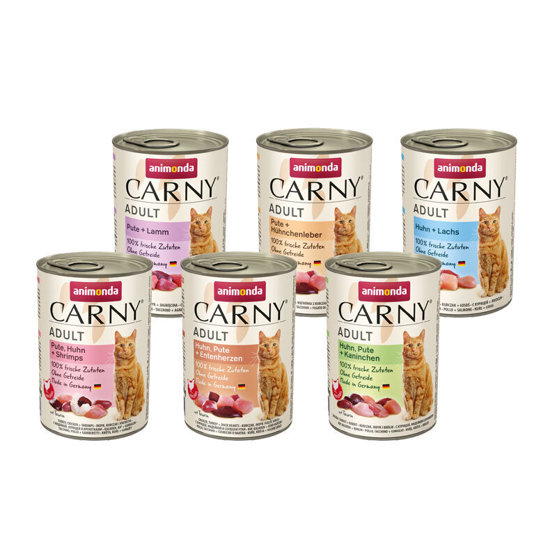 Animonda Nassfutter Animonda CARNY Adult Mixpaket 6x400g
