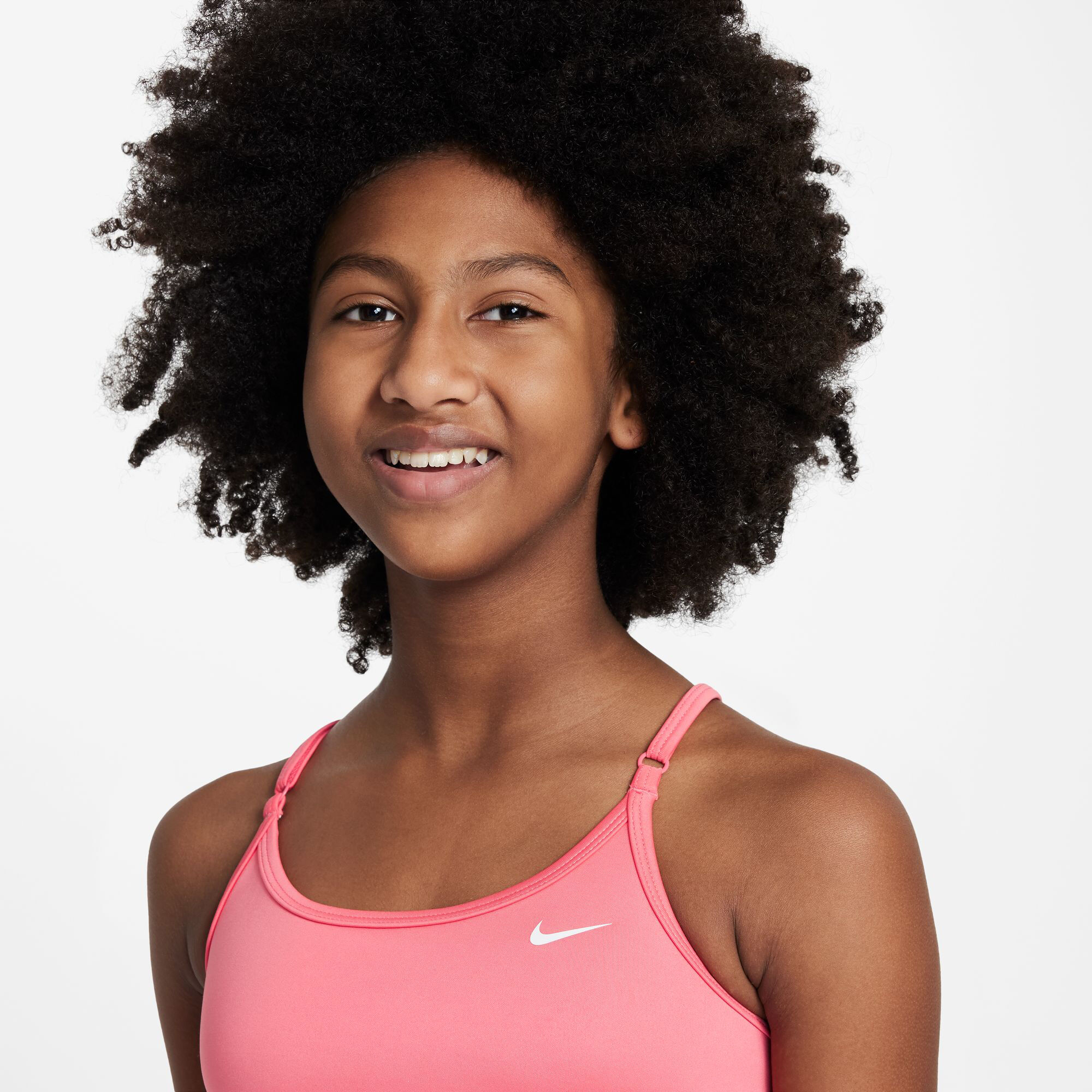 Dri-Fit Big Kids Tank Sport-BH Mädchen - Koralle