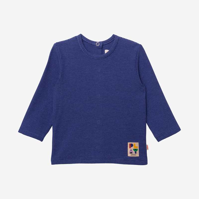 T-shirt bébé marine fines rayures bleu Catimini