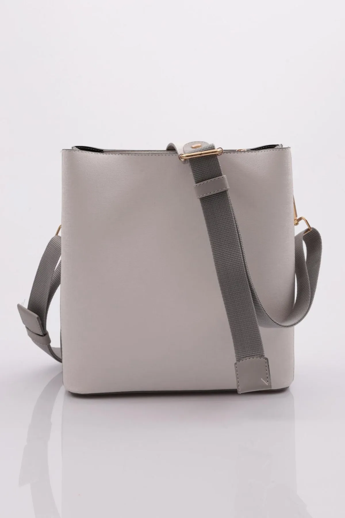 DGN  Weißgraue Damen-Schulter- und Handtasche 520