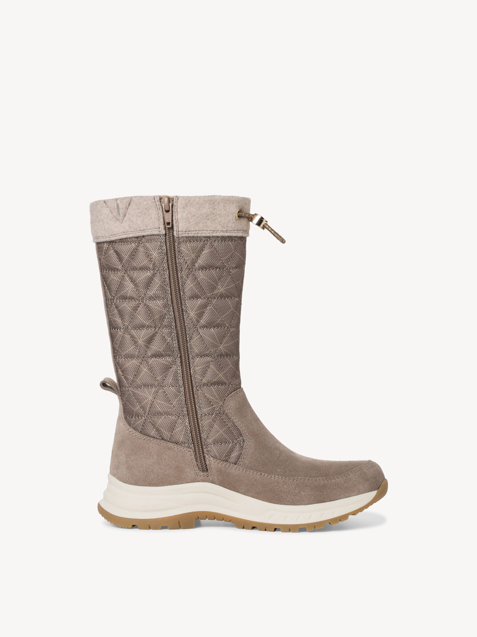 Bottine en cuir - marron