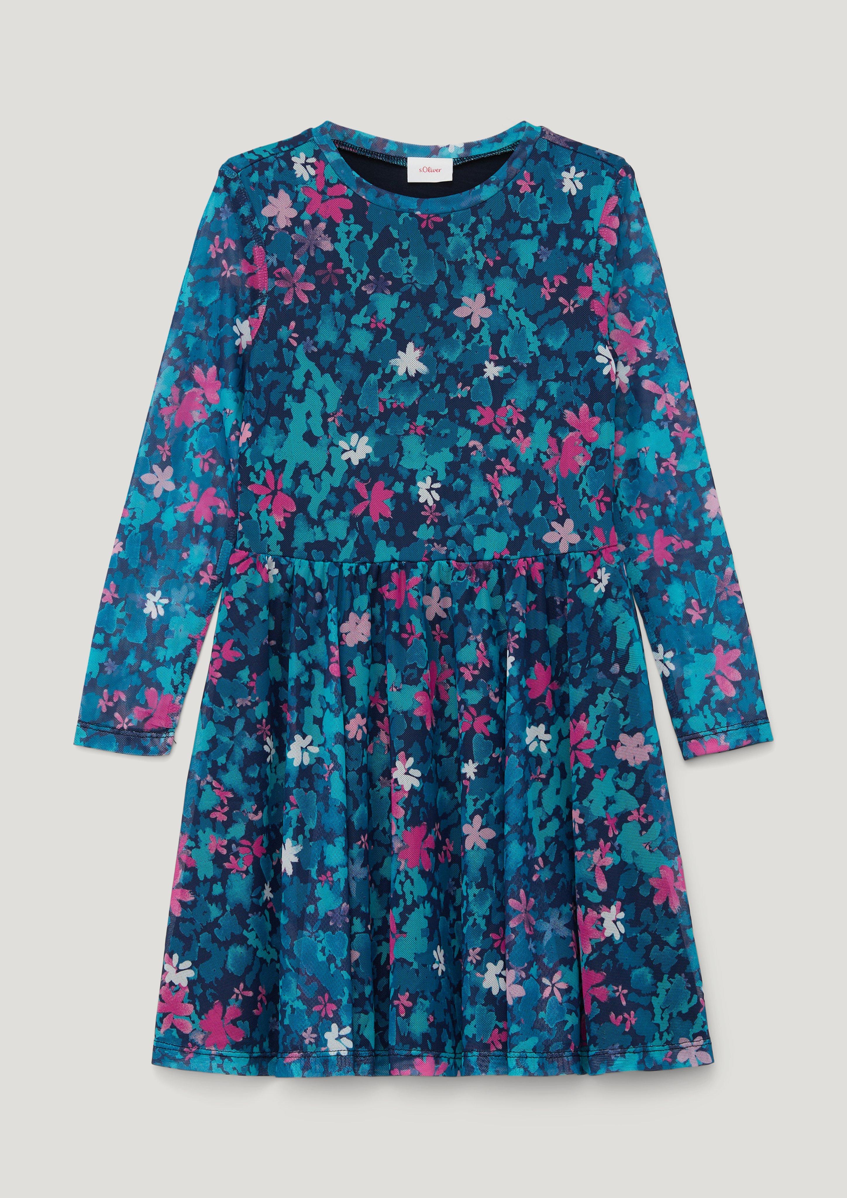 Volantkleid aus Mesh  2133888-59A0