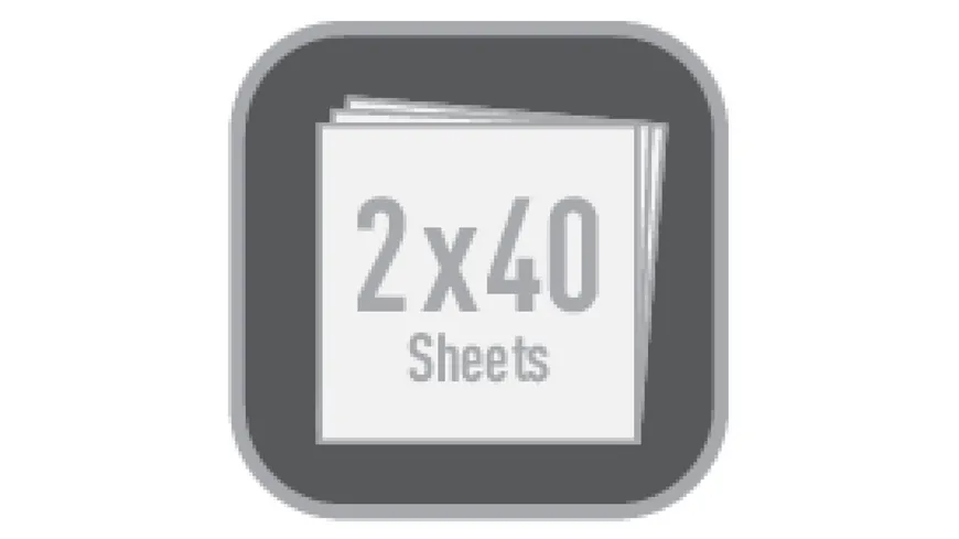 herlitz my.book flex Notizheft Refill A5 2x40Blatt punktkariert