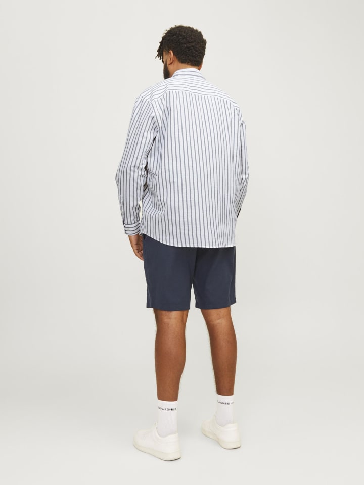 JACK & JONES PLUS Freizeithemd in Ensign Blue günstig kaufen
