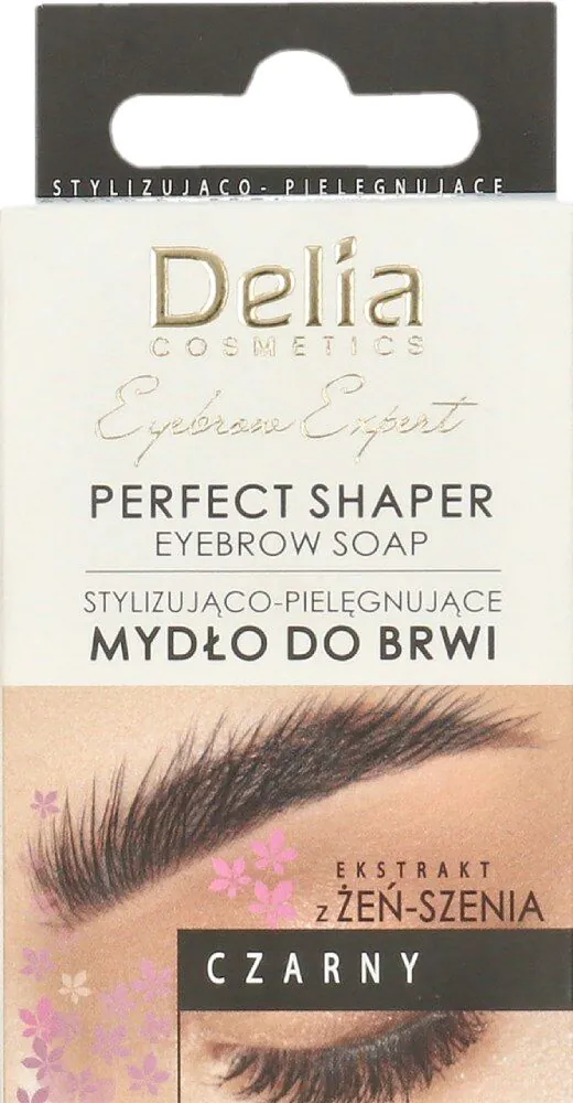 Σαπούνι Φρυδιών Delia Eyebrow Expert για Στυλ και Φροντίδα Φρυδιών Μαύρο