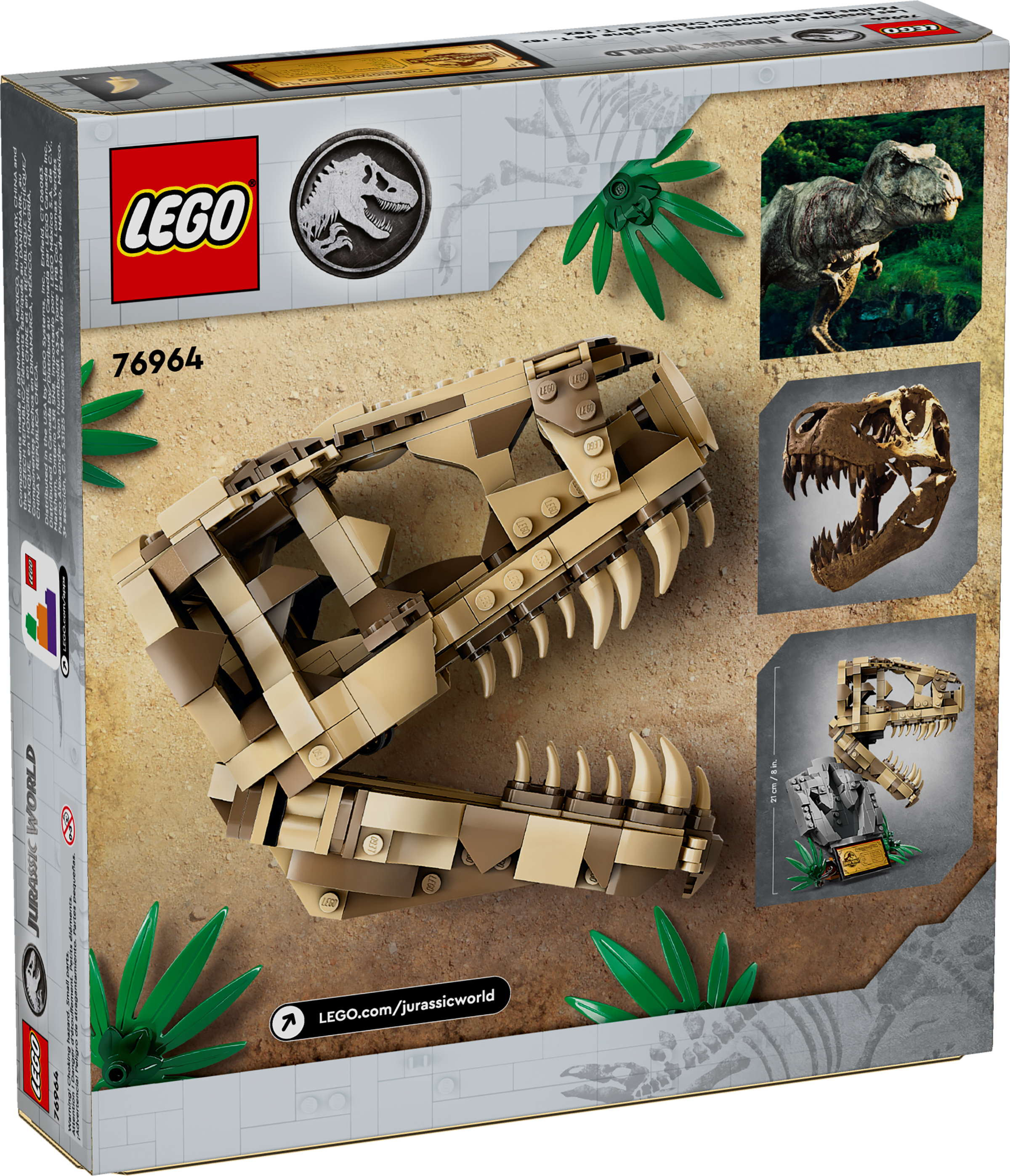 Dinosaurier-Fossilien: T.-rex-Kopf 76964