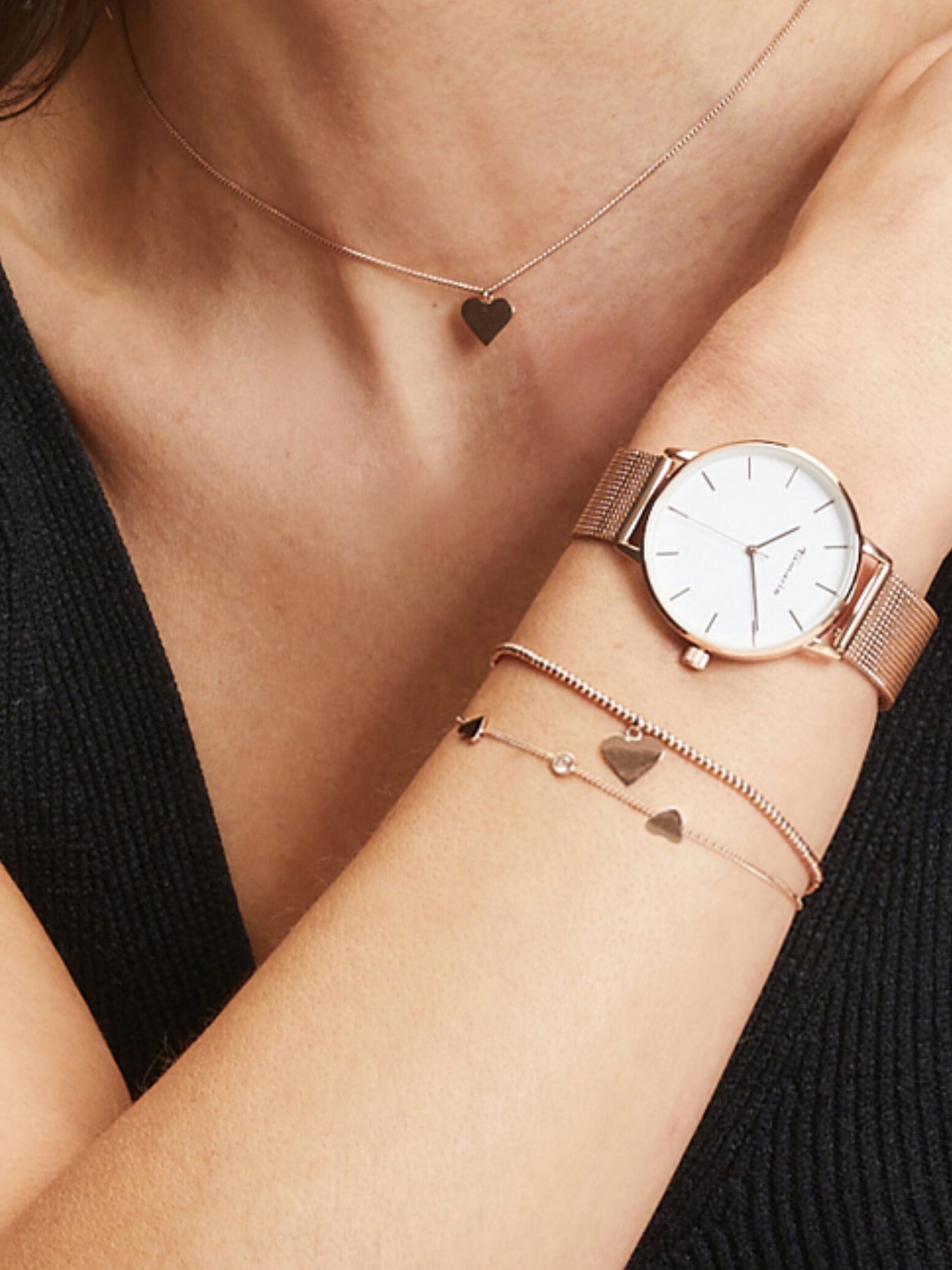 Bracelets - or rose