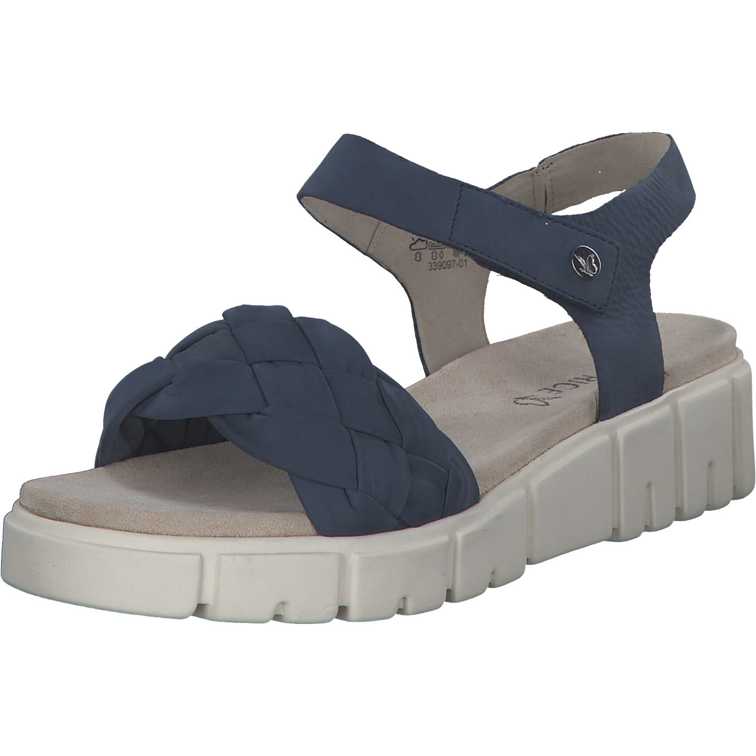Caprice 28256, Keilsandaletten, Damen, OCEAN NUBUC