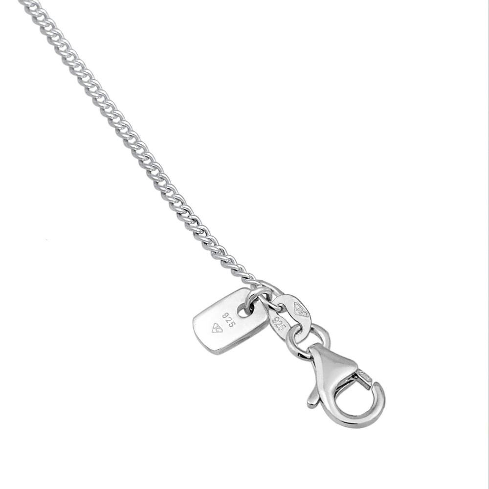 KUZZOI KUZZOI Collier Hommes Tendance élégante avec perles d'eau douce en argent sterlin collier
