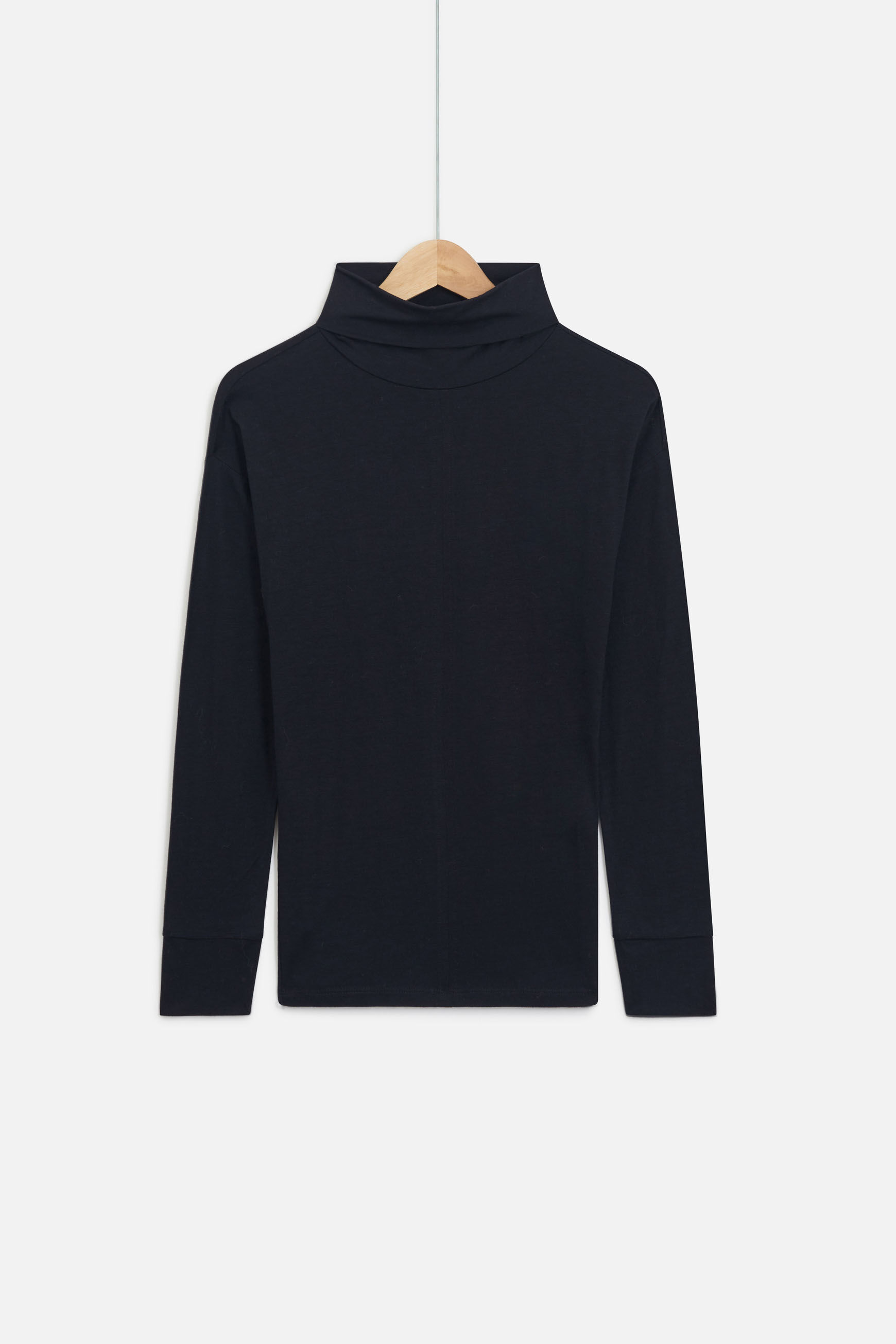 t-shirt alton col roulé noir femme