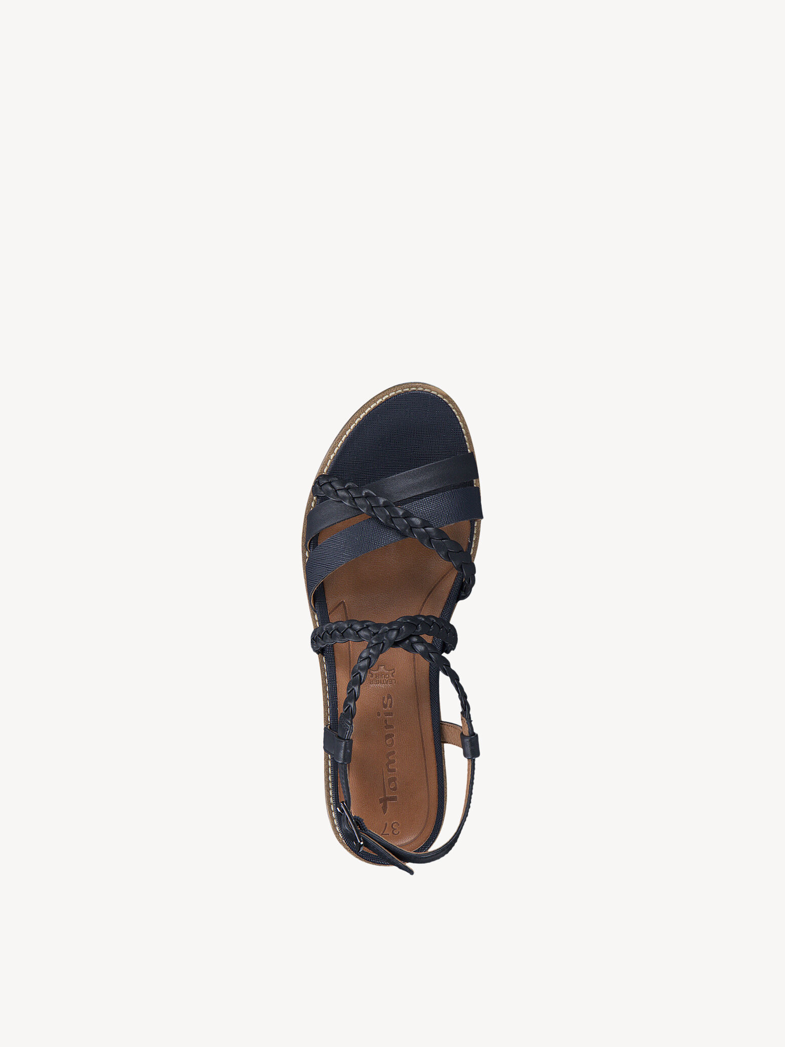 Sandale à talon - bleu