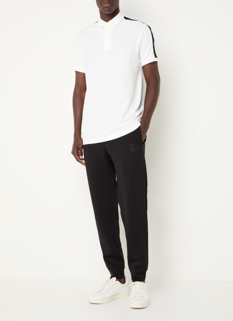Polo Emporio Armani de corte regular com bordado do logotipo