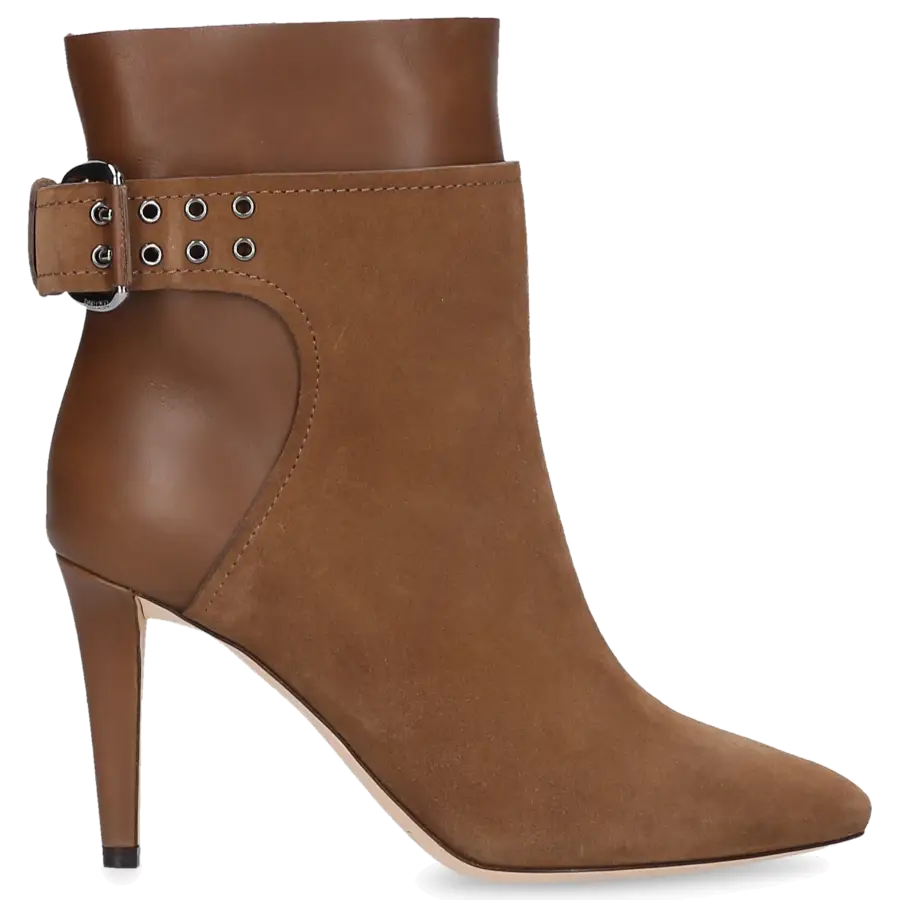 Jimmy Choo - Stiefeletten MAJOR 85 Kalbsleder Veloursleder braun - braun