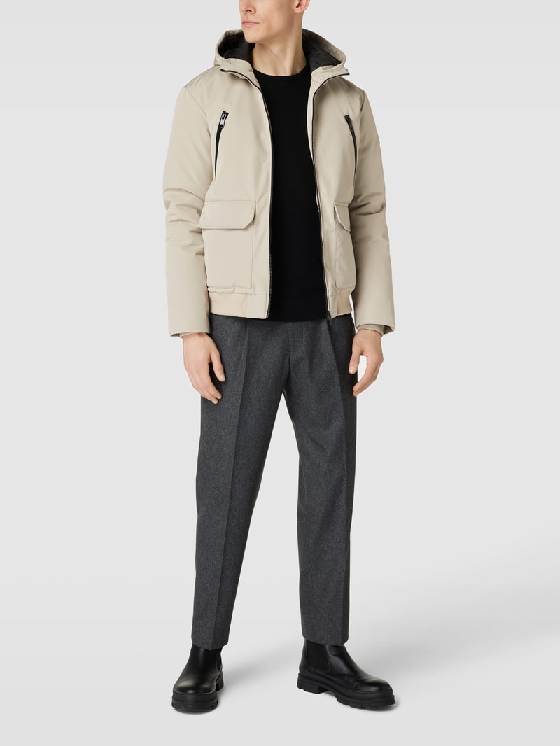 Parka mit Pattentaschen in kitt