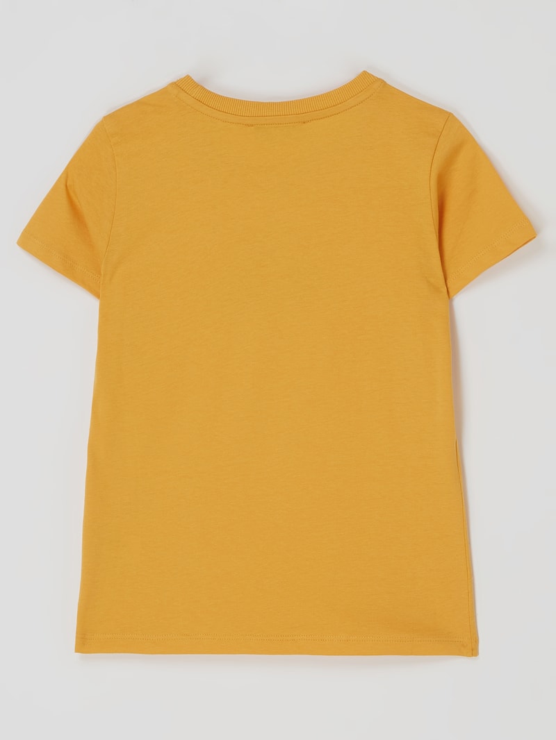T-Shirt mit Print in gelb