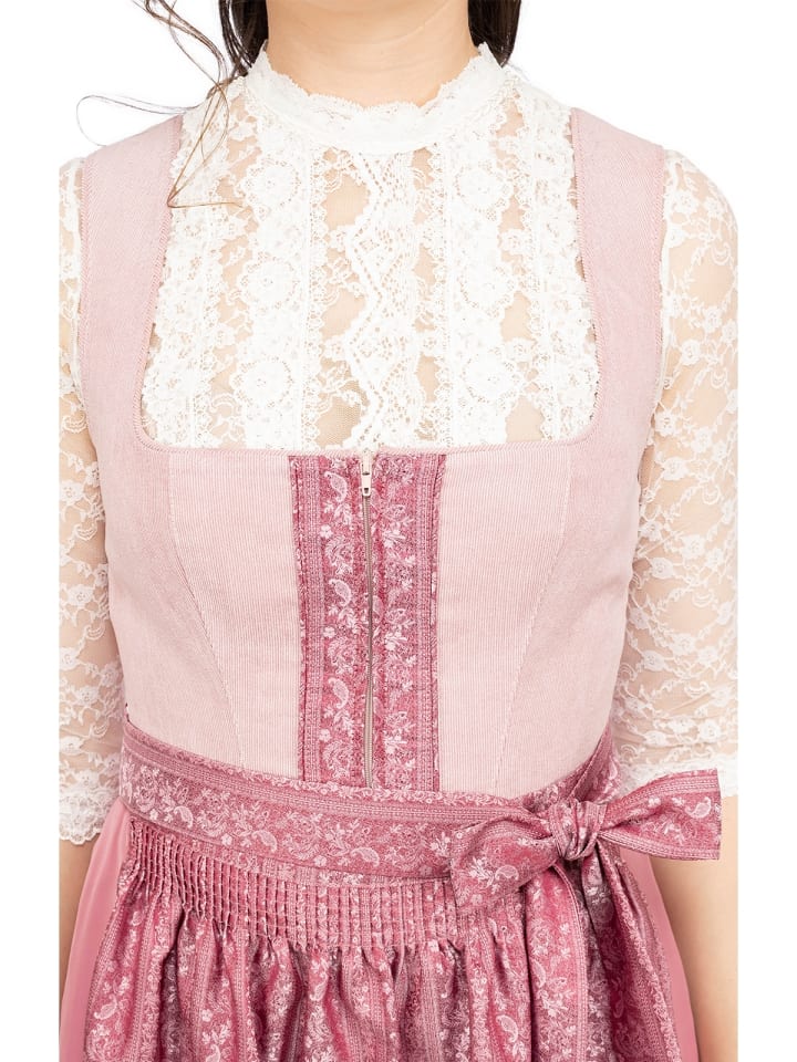 Spieth & Wensky Dirndl ASMARA in hellrosa günstig kaufen 48