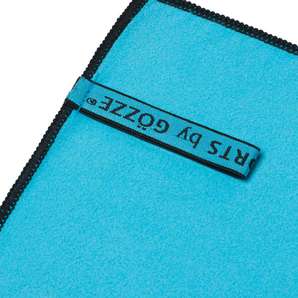 Sporthandtuch, 2er Set, 50 x 100 cm, türkis