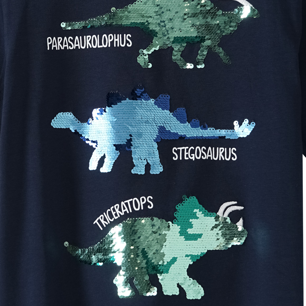 Jungen T-Shirt mit Wendepailletten