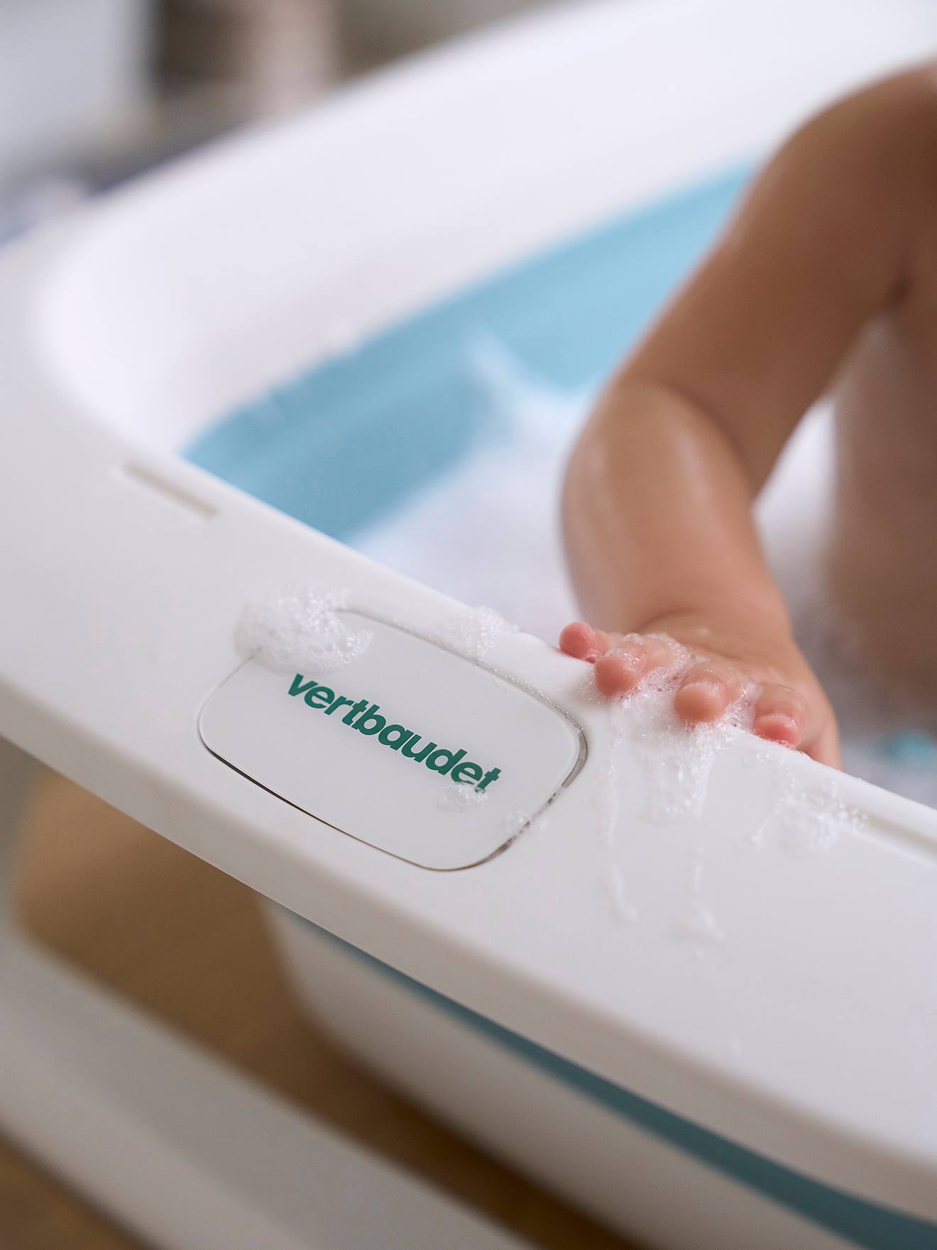 Vertbaudet Faltbare Baby Badewanne - türkis