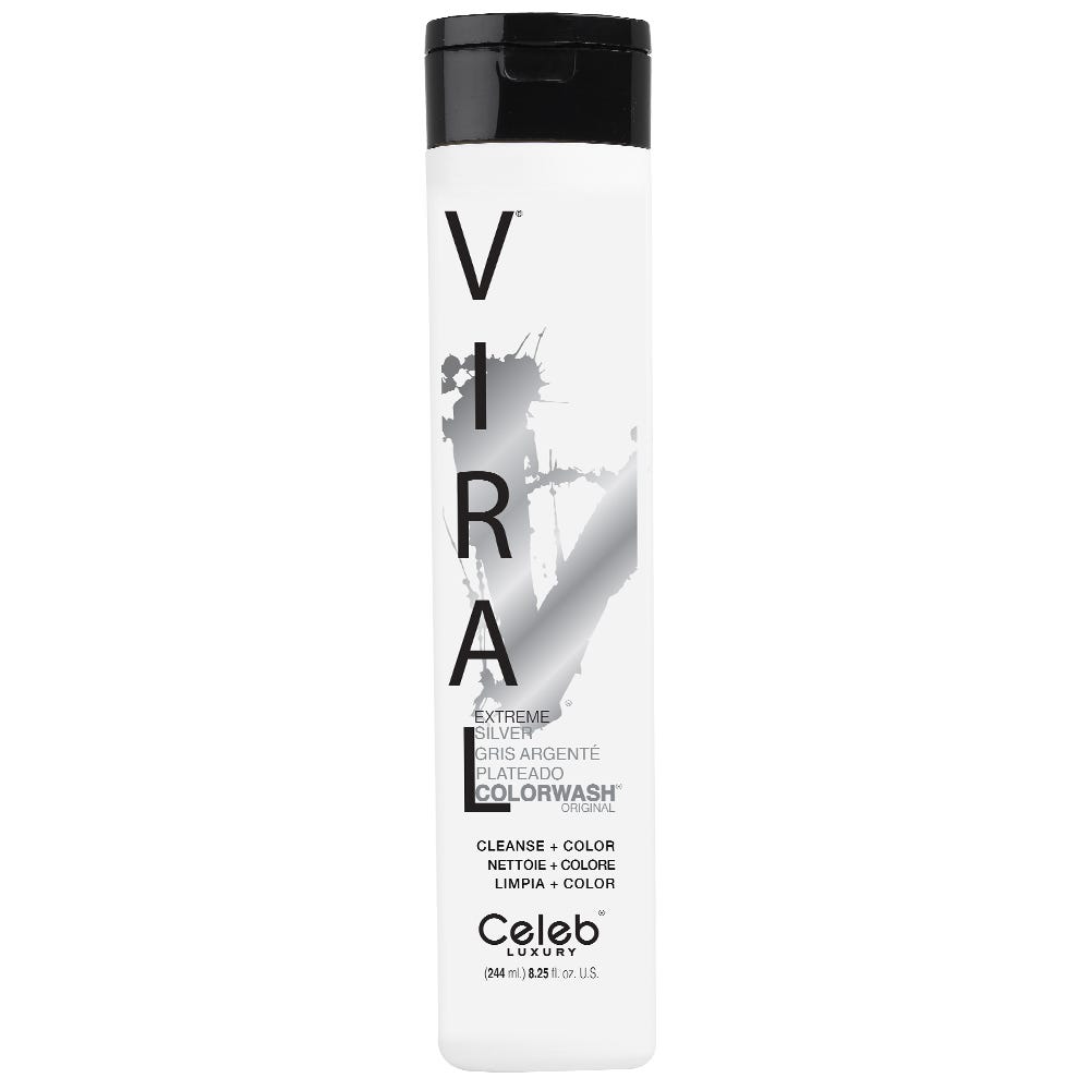 Celeb Viral Extreme Colorwash  Silver 244 ml