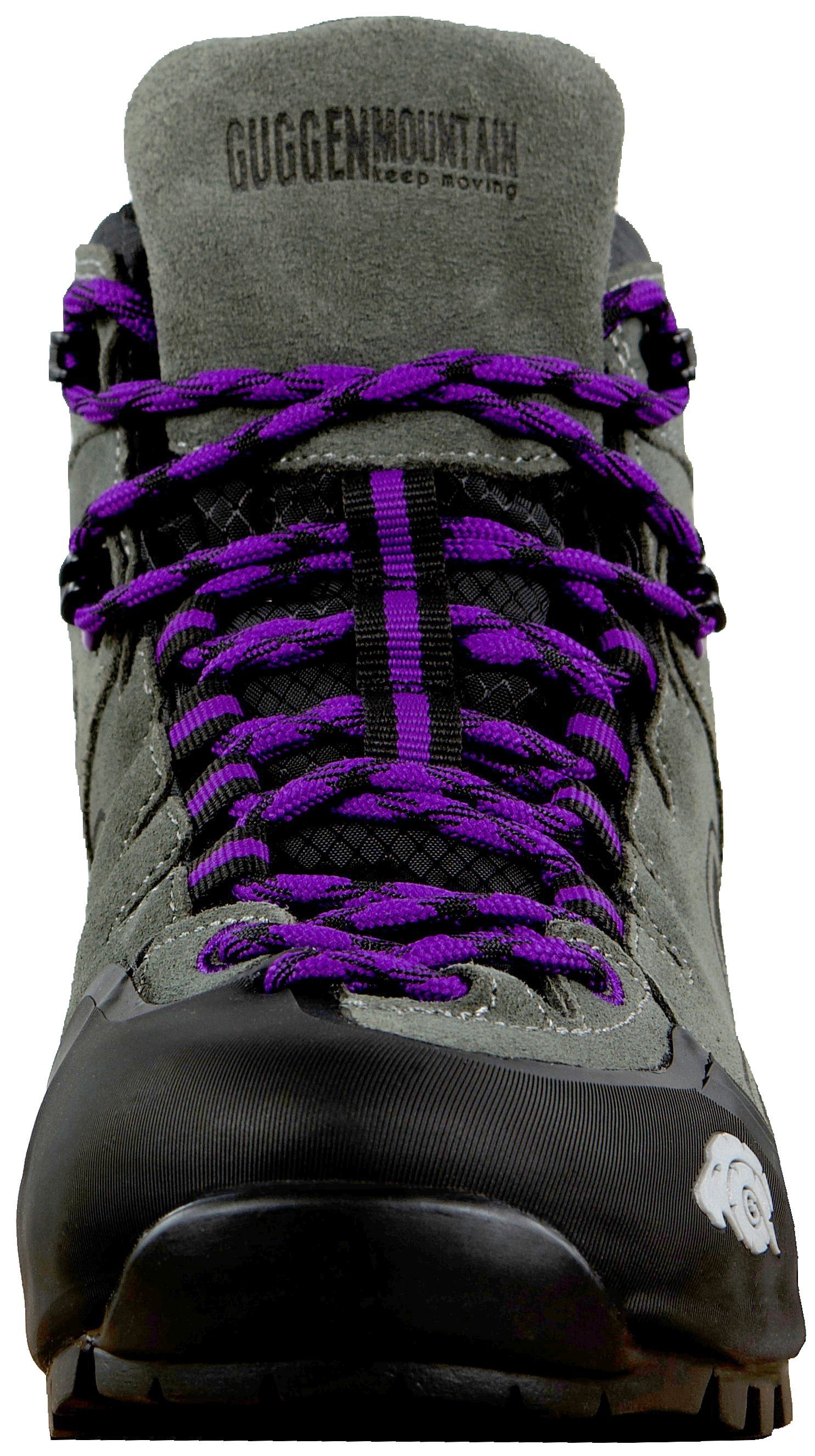 GUGGEN Mountain Damen Wanderstiefel Wanderschuh PM021 Damenwanderschuh Wanderschuh Wasserabweisend Verstärkte Schuhspitze Bergschuhe Leder